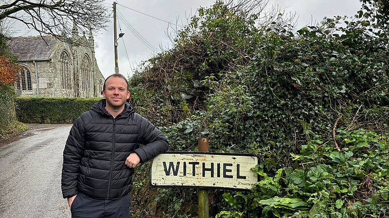Ben Maguire at Withiel, his home