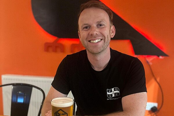 Ben in hospitality venue